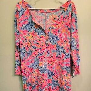 Lilly Pulitzer Colorful Floral Dress